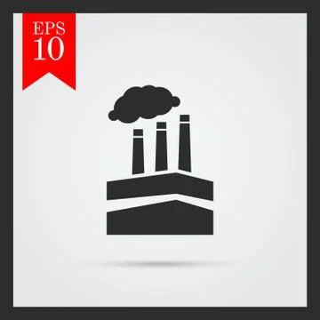 Factory icon 스톡 일러스트