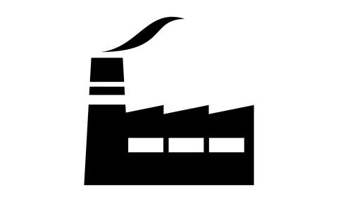 Factory Icon Vector Illustration Design Stock Illustration
