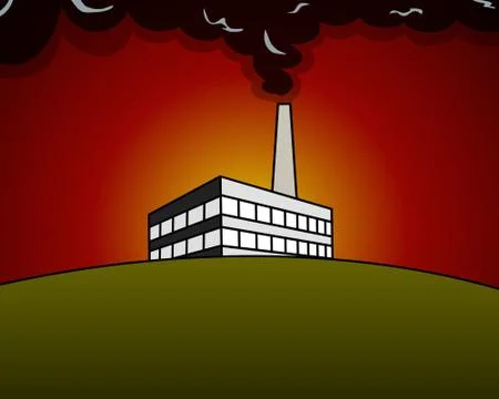Factory Stock Illustration
