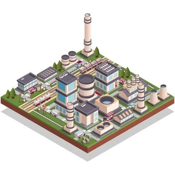 Factory. Stock Illustration