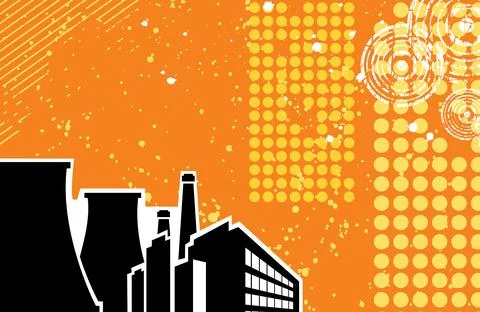 Factory Stock Illustration