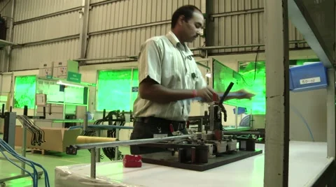 Factory interior Stock Footage 5321420