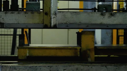 Factory laminating machine working 4K Stock Footage 138258289