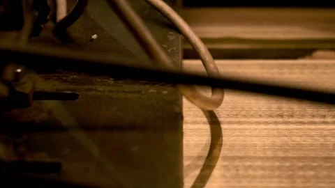 Factory machine work in metal craft industry Stock Footage 165116642