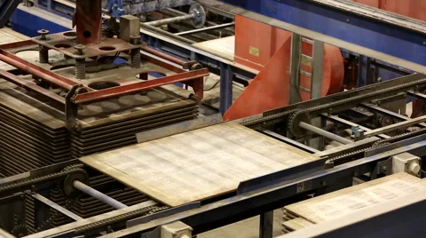 Factory machinery building tiles Stock Footage 50218072