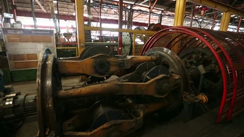 Factory machinery Video stock 77101301