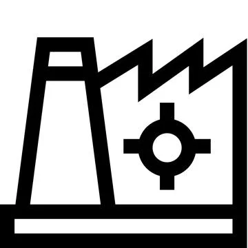Factory Management Vector Icon Design Illustration Stock Illustration