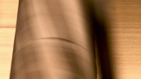 Factory metal processing close-up. Copper plates shining Stock Footage 165236256