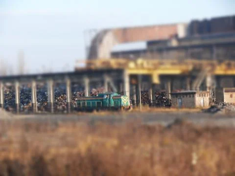 Factory mockup Stock Photos