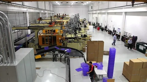 Factory in Motion Stock Footage 933765