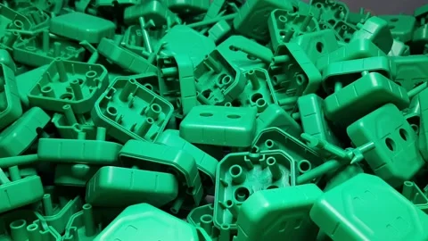 Factory-moving-plastic-video-03 Stock Footage 341625011