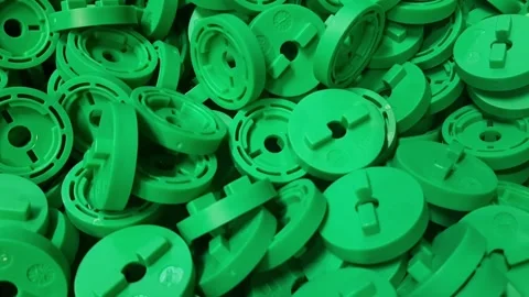 Factory-moving-plastic-video-04 Stock Footage 341282001