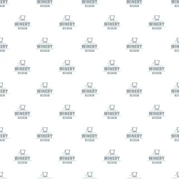 Factory old winery pattern vector seamless Illustrazione stock