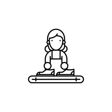 Factory, packing, shoes icon. Element of production icon for mobile concept and Stock Illustration
