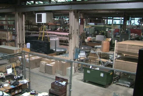 Factory Pan Stock Footage 283656
