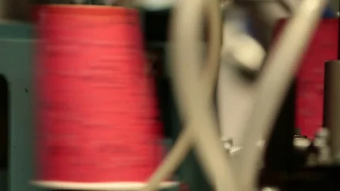 Factory paper machine Stock Footage 77048640