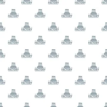 Factory pattern seamless Illustrazione stock