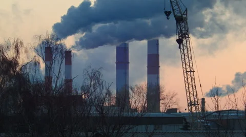 Factory pipe Stock Footage 48597839