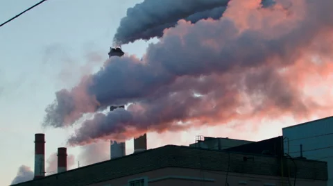 Factory pipe Stock Footage 50689394