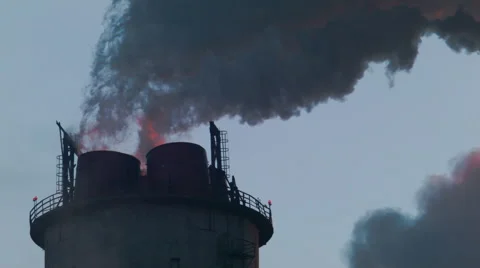 Factory pipe Stock Footage 50689696