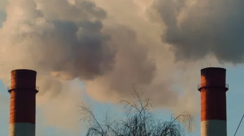 Factory pipe Stock Footage 52560492