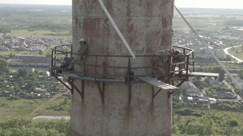 Factory pipe Stock Footage 111085177