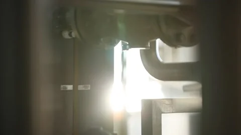 Factory pipe, new technologies friendliness Stock Footage 49071713
