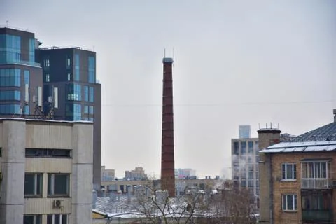 Factory pipe Stock Photos