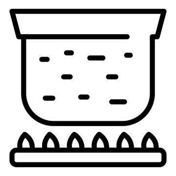 Factory press icon outline vector. Car wheel Illustrazione stock