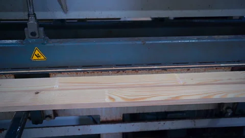 Factory Press For Wood Close Up Stock Footage 140784430