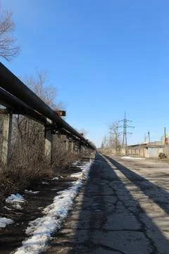Factory process pipeline Stock Photos
