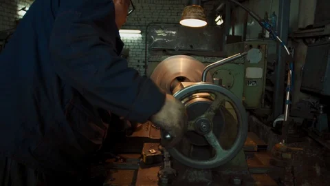 Factory production machine tools welding metal Stock Footage 129893945