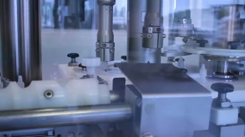 Factory for the production of medicines Stock-Footage 48745308