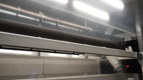 Factory for the production of packaging materials Vidéo 252486144