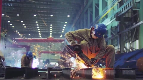 Factory production scene Stock Footage 234495643