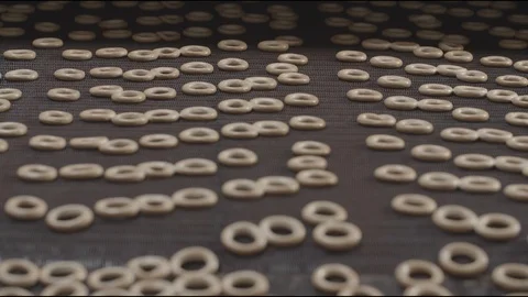 Factory for the production of sweets drying flour sugar Stock Footage 114420133