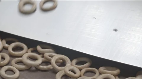 Factory for the production of sweets drying flour sugar Stock Footage 114420166