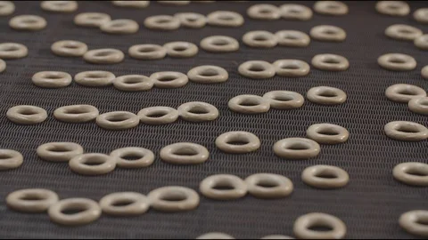 Factory for the production of sweets drying flour sugar Stock Footage 114420221