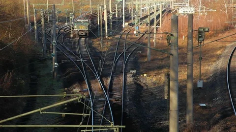 The factory railway of RWE Vídeo Stock 119434992