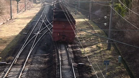 The factory railway of RWE Stock Footage 119435291