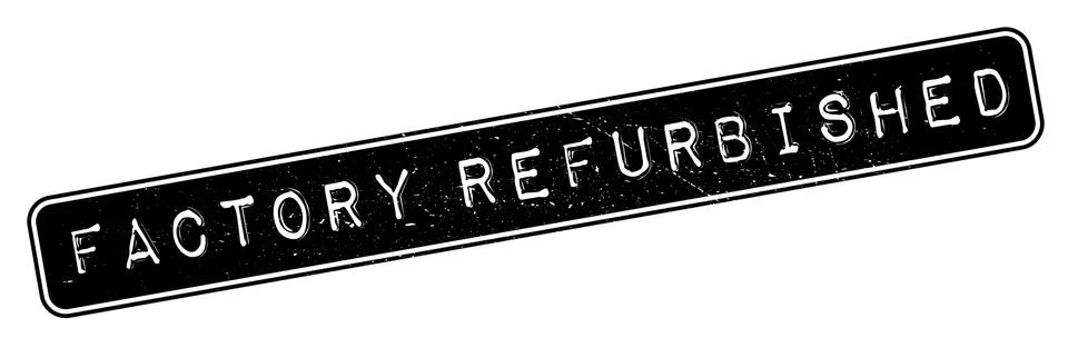 Factory Refurbished  rubber stamp Stock Illustration