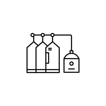 Factory, resource, stock icon. Element of production icon for mobile concept and Stock Illustration