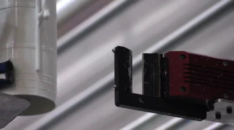 Factory Robotic Arm 3 Stock Footage 933733