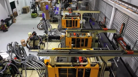 Factory Robotics Top View 2 Vidéo 939847