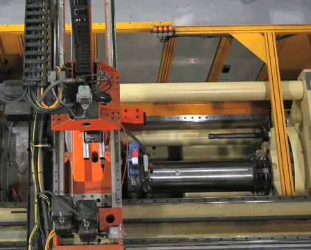 Factory Robotics Top View 3 Stock Footage 927067