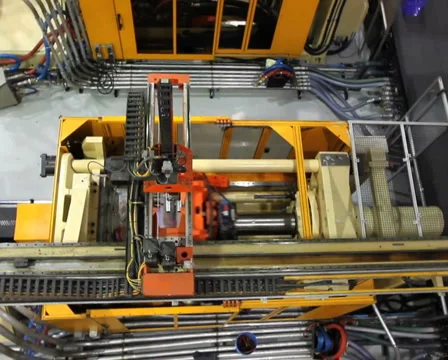 Factory Robotics Top View Stock Footage 939820