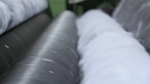 Factory rollers Stock Footage 77050925