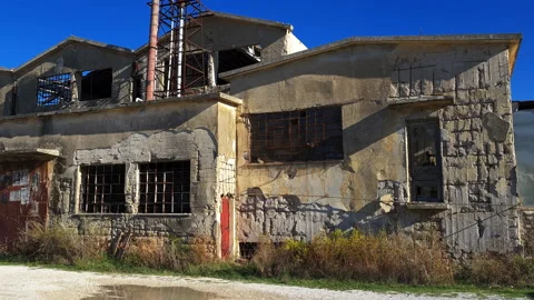 Factory ruin. Stock Footage 220096068