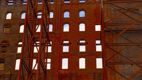 Factory Ruins Stock Photos