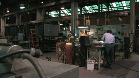 Factory Scene Stock Footage 279402